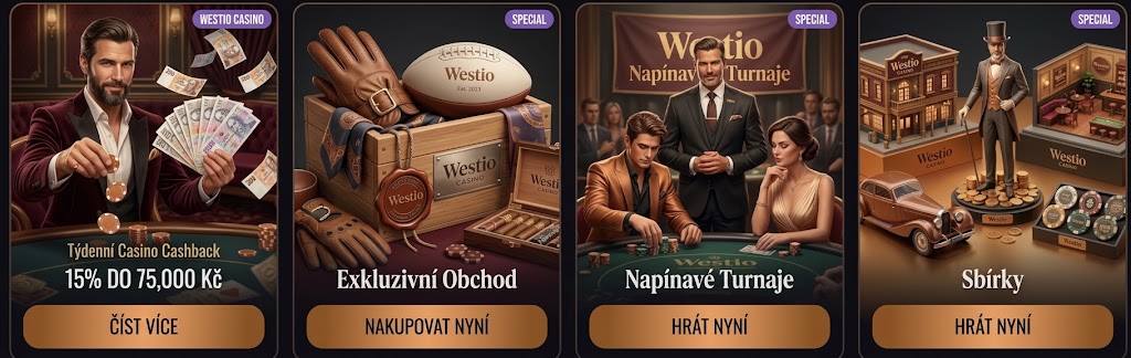 Mobile display of the Westia Casino app featuring various gaming options and navigation menu.