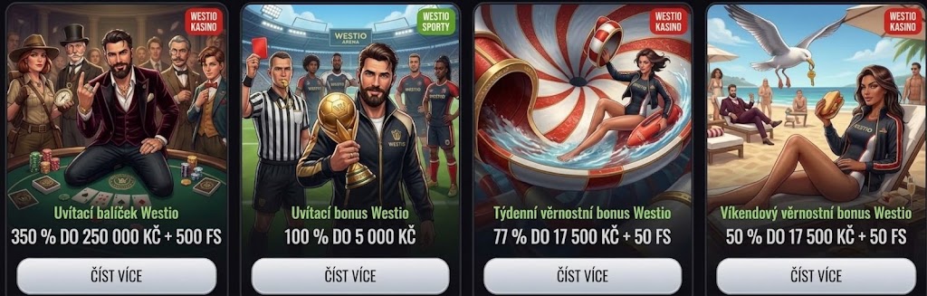Screenshot of the Westia Casino app interface showcasing games and user options on a mobile device.